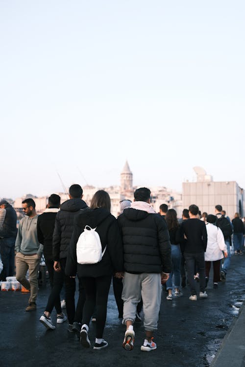 Crowd in City