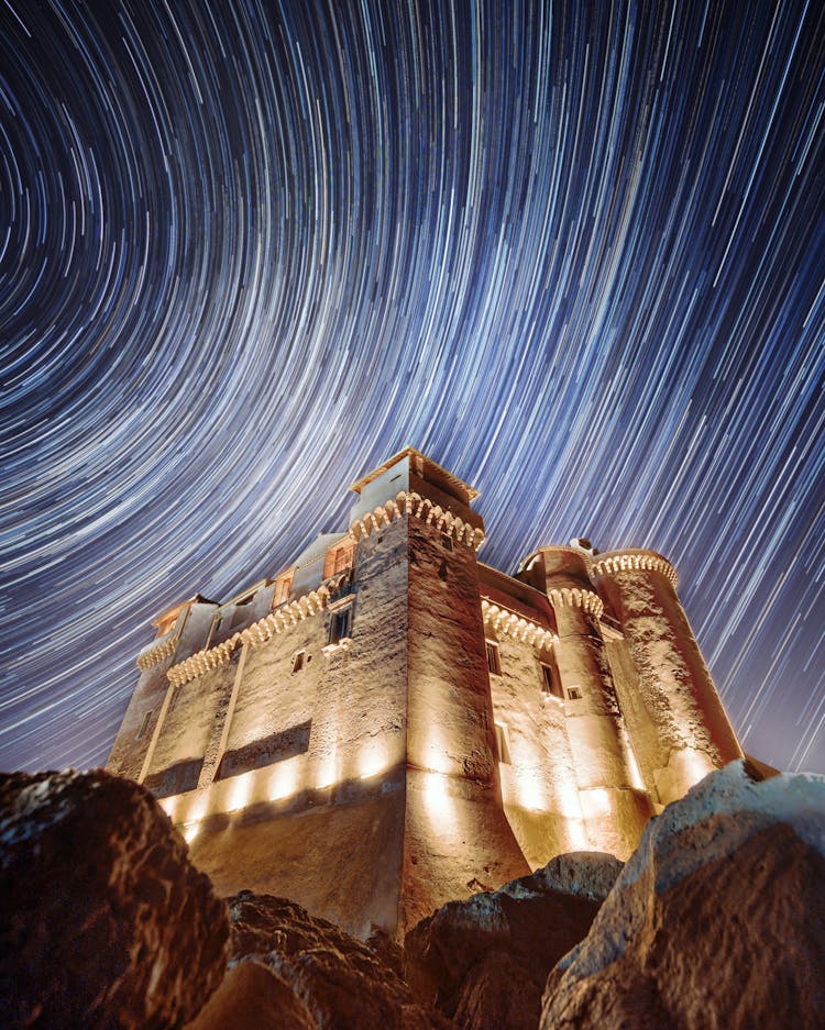 Santa Severa Castle At Night