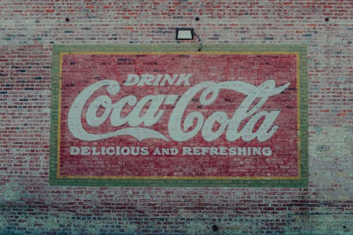 Coca Cola Advertisement on a Wall 