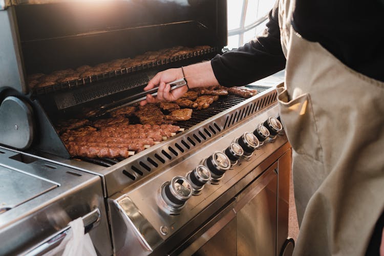 Cooking Meat On Stove