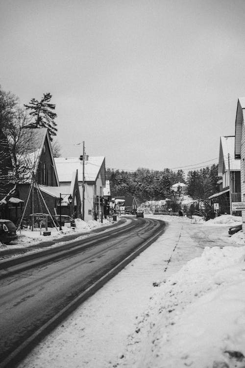 冬季, 垂直拍攝, 城鎮 的 免費圖庫相片