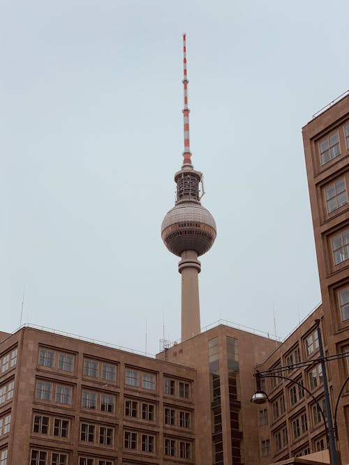 Immagine gratuita di attrazione turistica, berliner fernsehturm, berlino