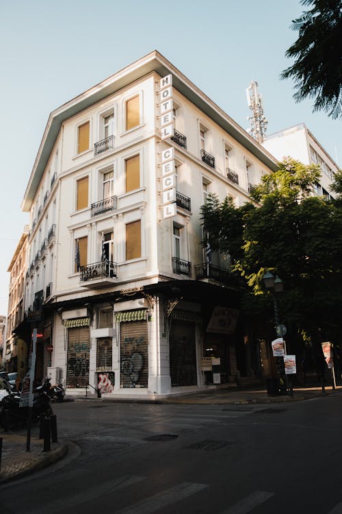 Základová fotografie zdarma na téma architektura, Atény, balkony