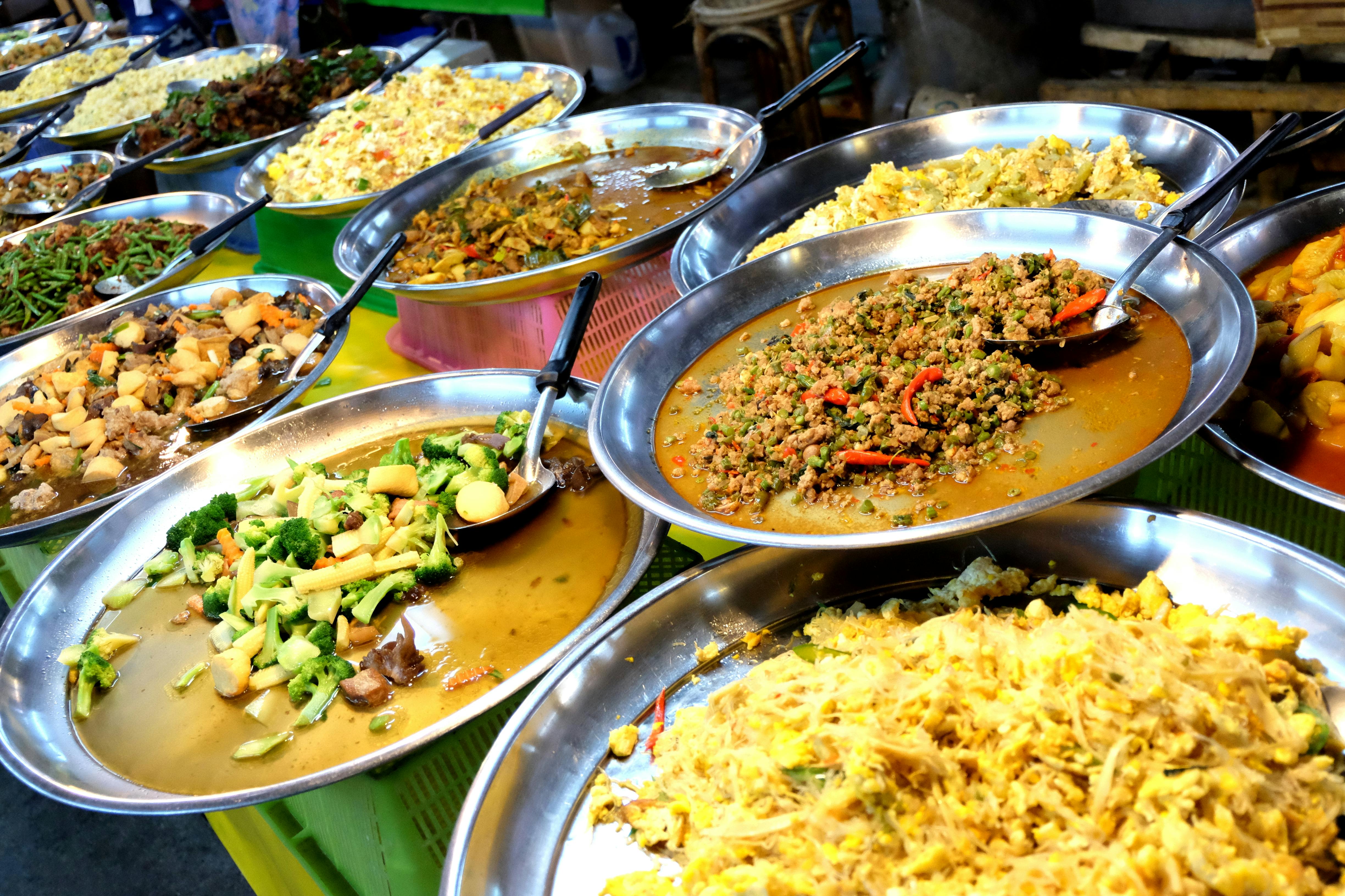 Kostenloses Foto zum Thema: asiatisches essen, markt, straßenessen