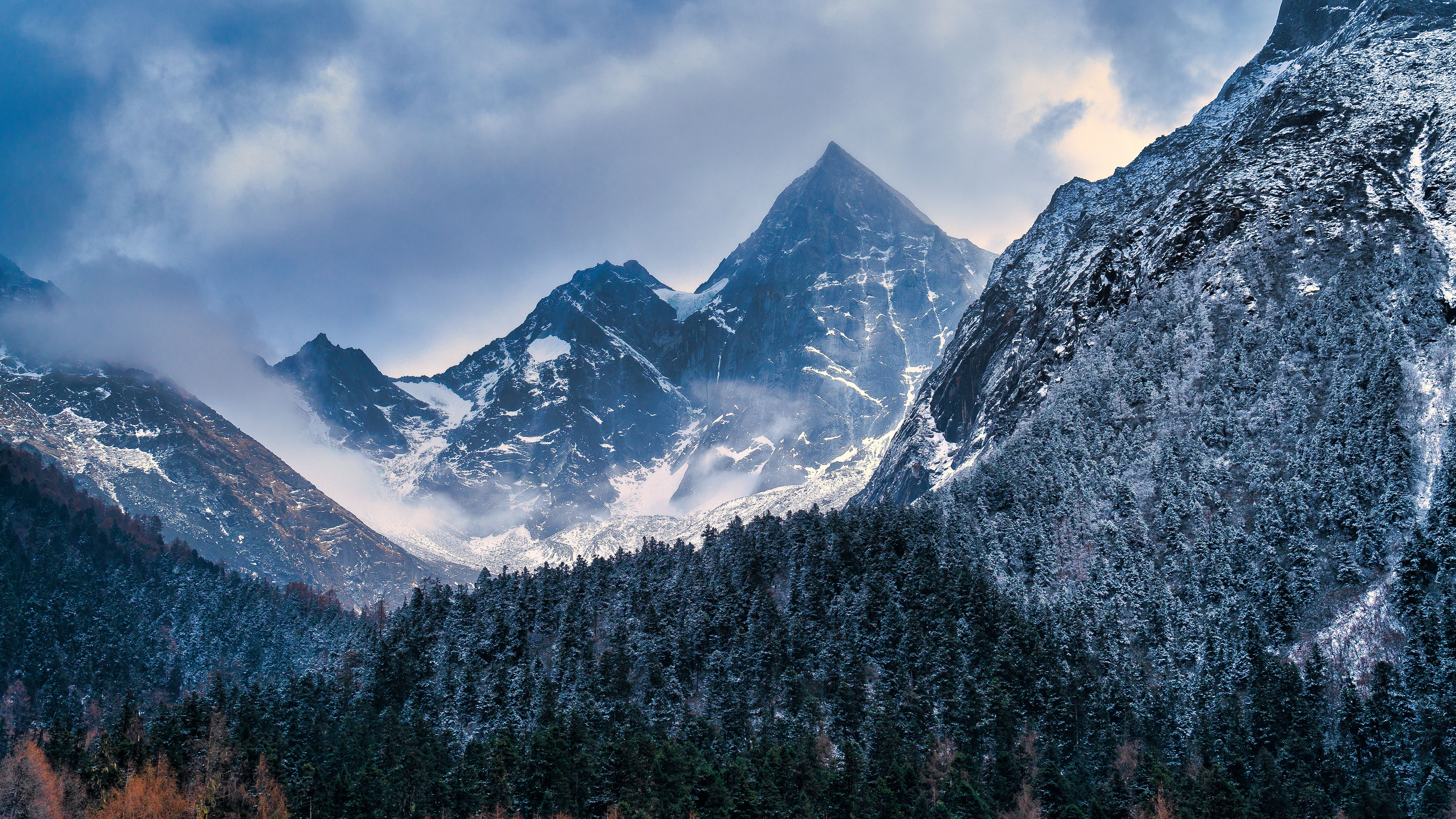 Winter Scenic Mountain Landscape · Free Stock Photo