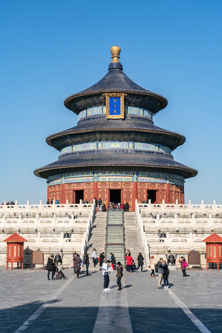 Facade Of The Temple Of Heaven In Beijing, China