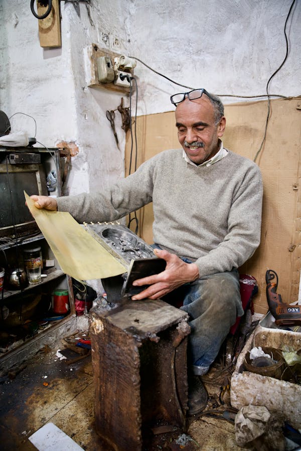 Man in a Workshop