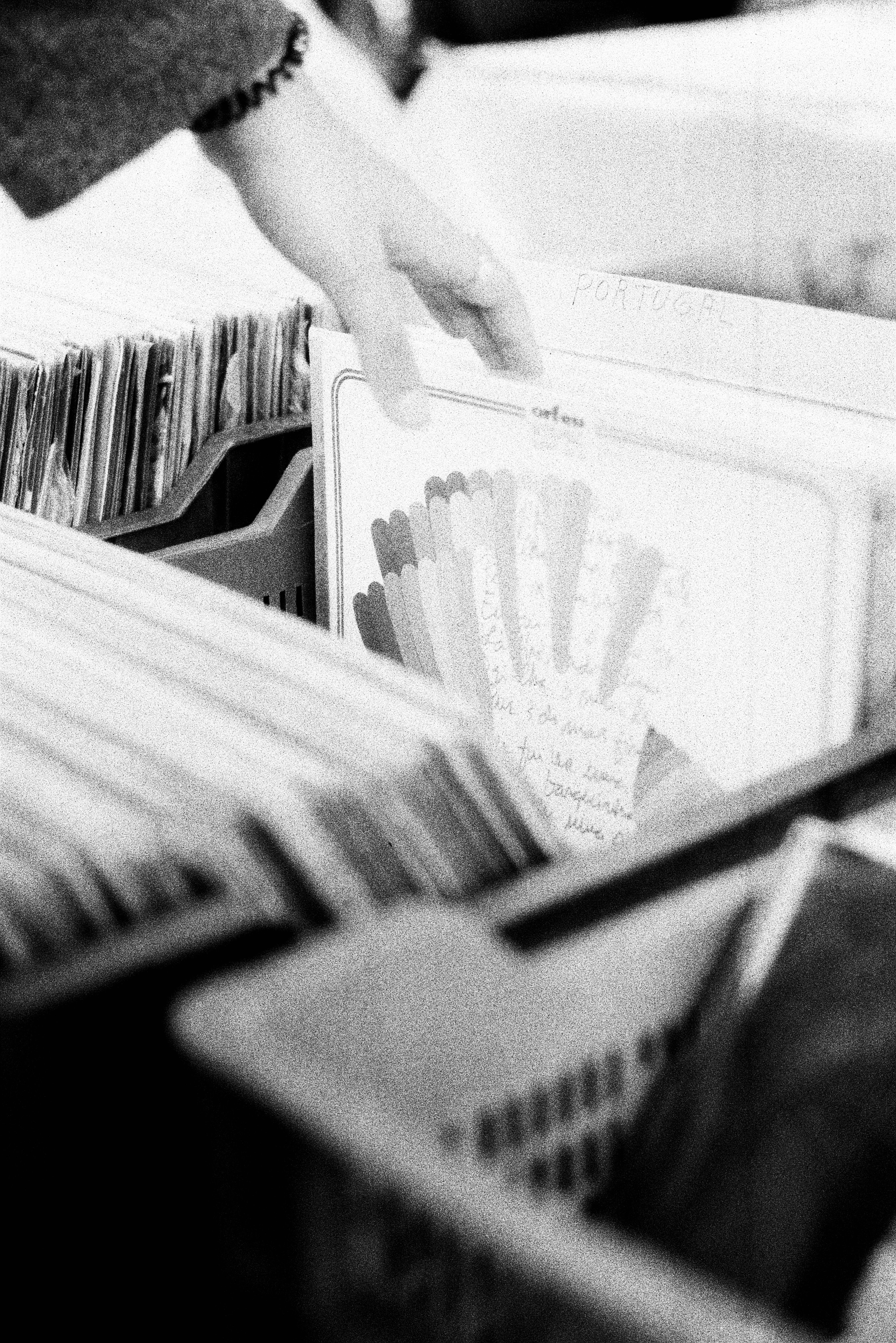 Hand Browsing Vinyl Records · Free Stock Photo