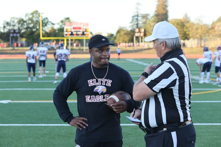 Penalty During American Football Game