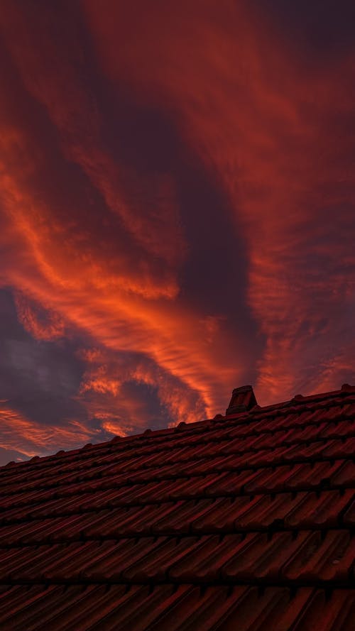 Gratis stockfoto met cloudscape, dageraad, dak