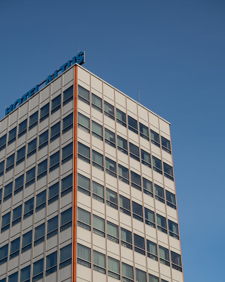 Low Angle Shot Of A Building Hotel In Poznan Poland