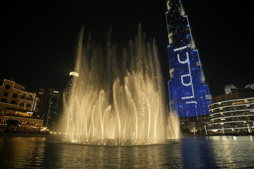 Základová fotografie zdarma na téma dubajská fontána dubai mall