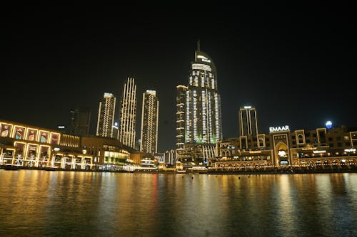 Základová fotografie zdarma na téma dubajská fontána dubai mall