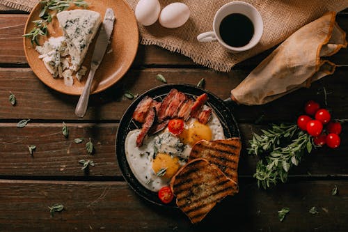 Dieta De Café Da Manhã Com Queijos E Ovos