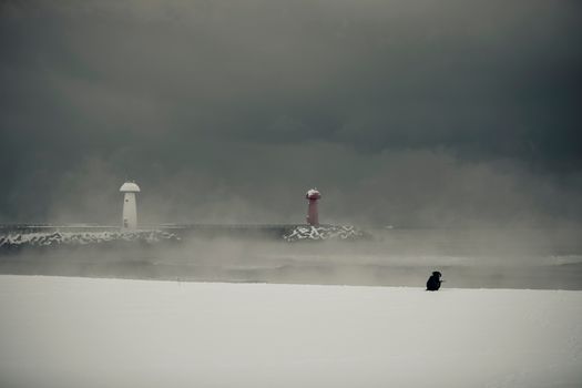 winter lighthouse