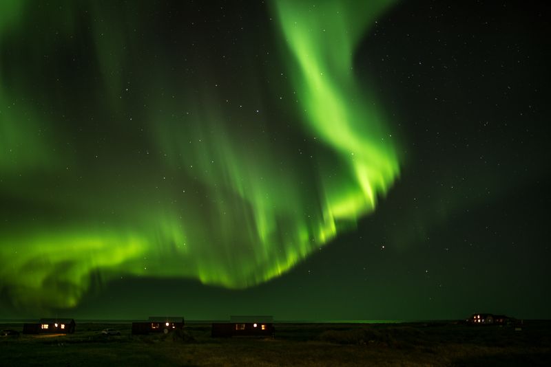 Aurora boreal en Islandia