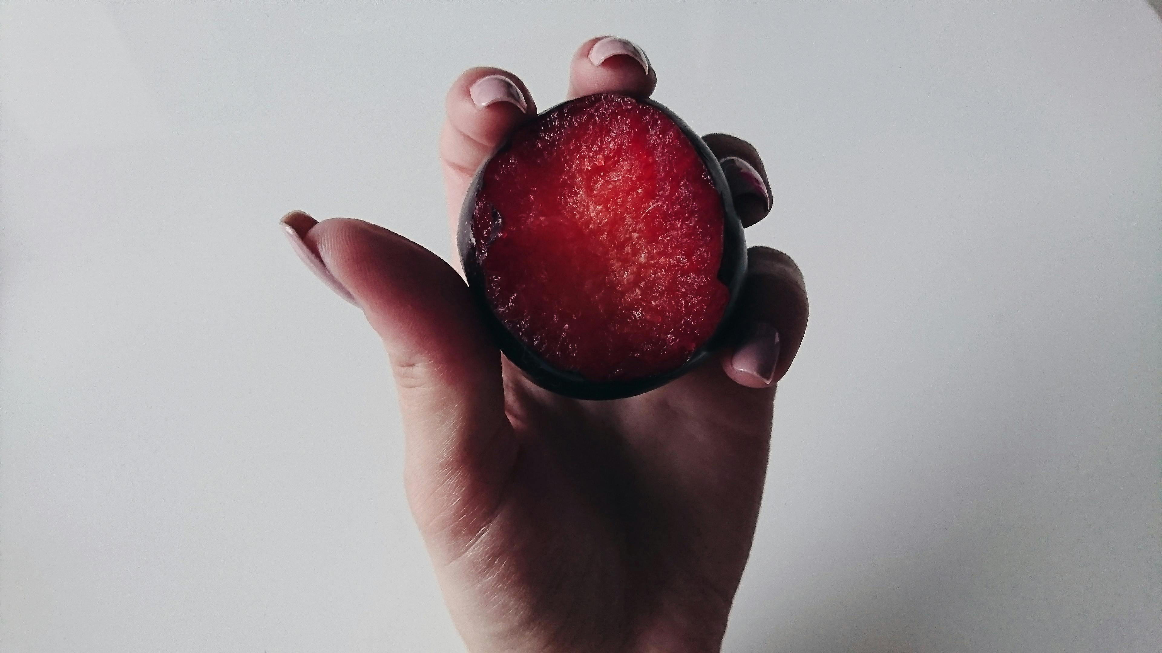 Free stock photo of #fruit #red #food #hand