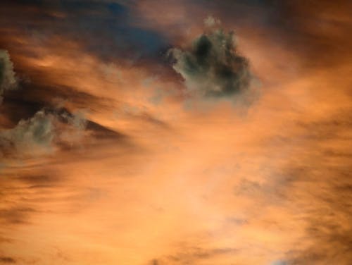 Free stock photo of blurred, clouds, gold