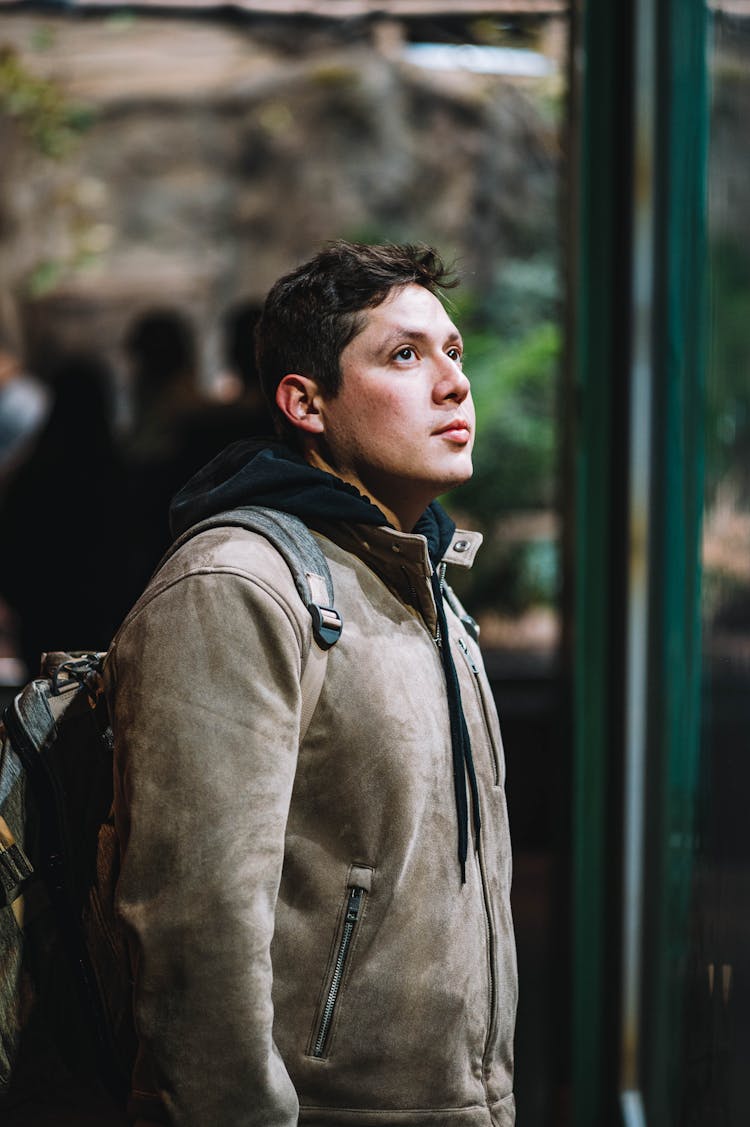 A Man Wearing A Jacket 