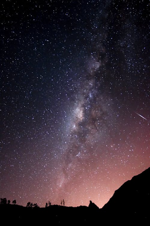 คลังภาพถ่ายฟรี ของ กลางคืน, กลุ่มดาว, กาแล็กซี