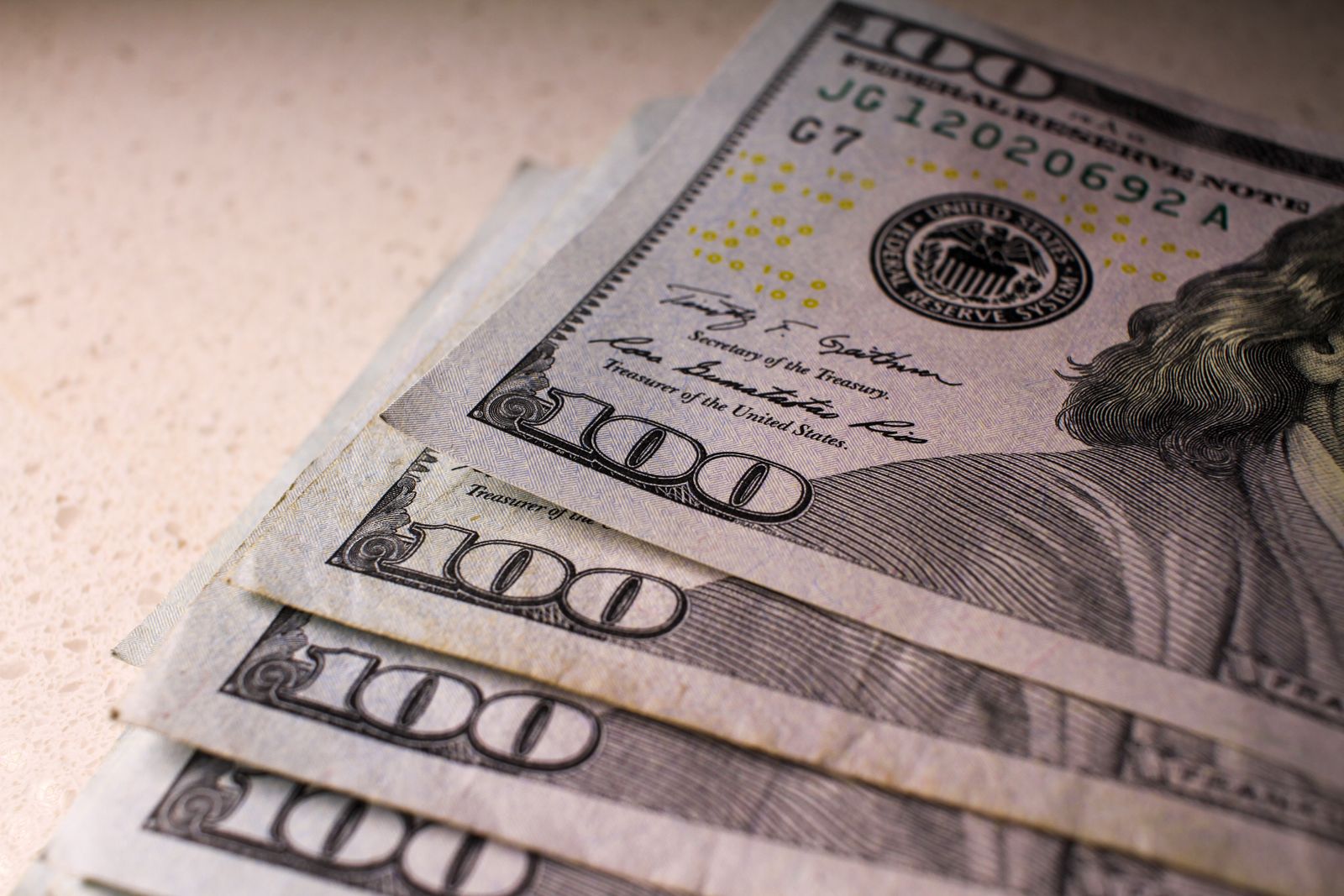 Grey Metal Case of Hundred Dollar Bills · Free Stock Photo