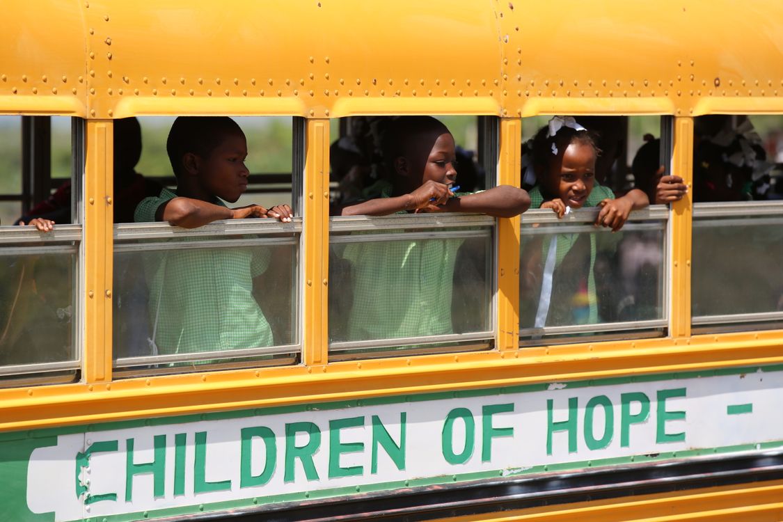 Kids Using Bus Children Inside the Bus · Free Stock Photo