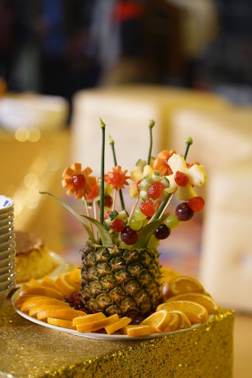 Ingyenes stockfotó ananász, desszert, édesség témában