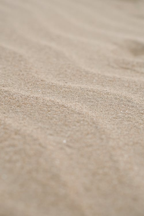 Close-up of Sand on a Beach 