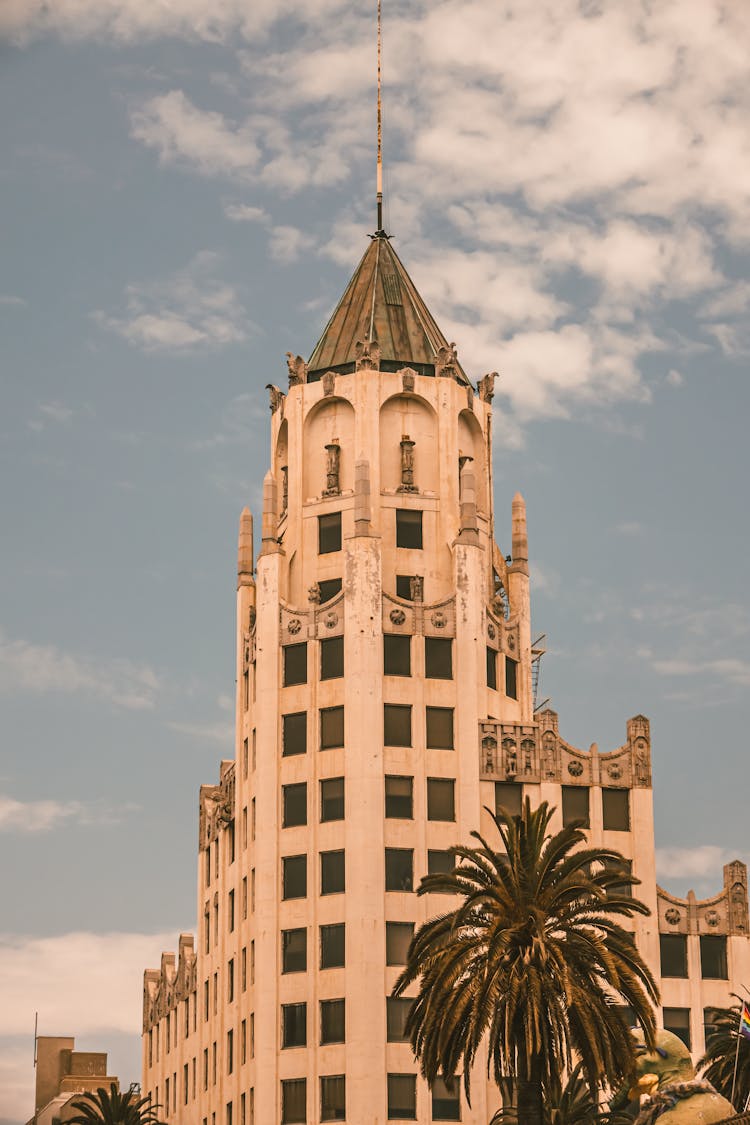 A Building With A Tower