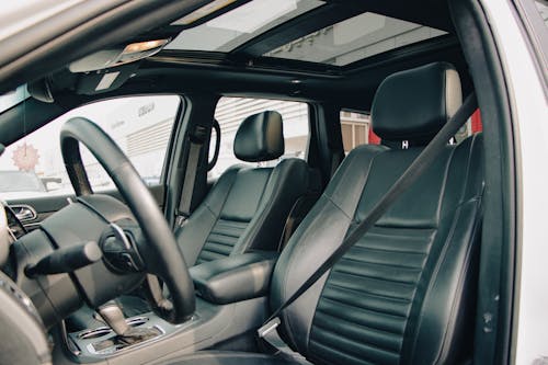 Photograph of a Car with Black Seats