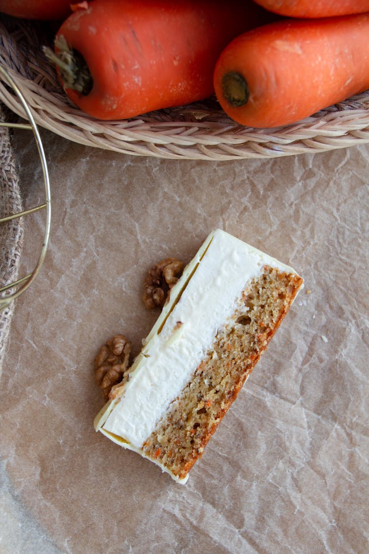 Close Up Of A Piece Of Cake