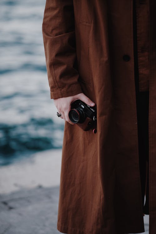 Woman Holding a Camera in her Hand 