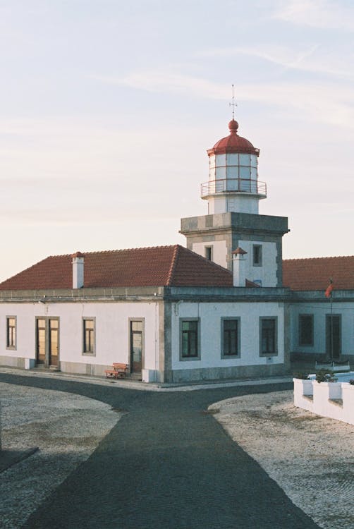 Free Cabo Mondego Lighthouse in Portugal Stock Photo