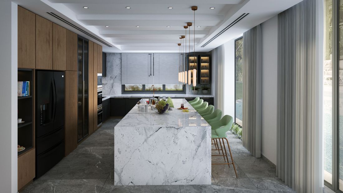Refined modern kitchen