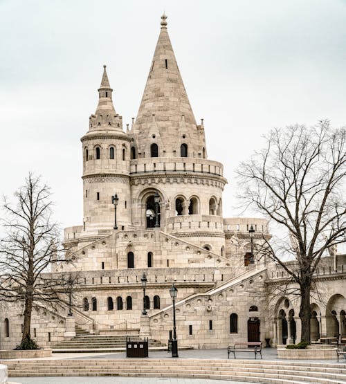 Clouds over Castle with Towers