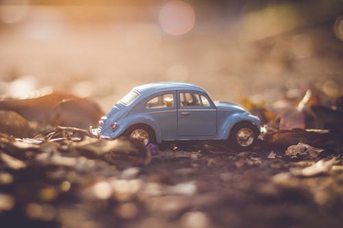 Die Cast Volkswagen Beetle Biru