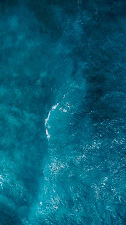 Top View of Turquoise Water 