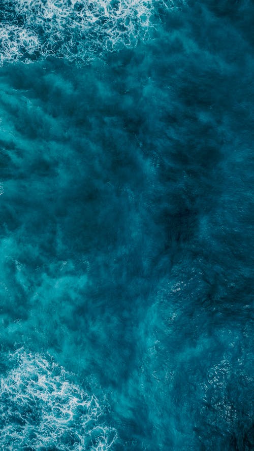 Top View of Turquoise Water 