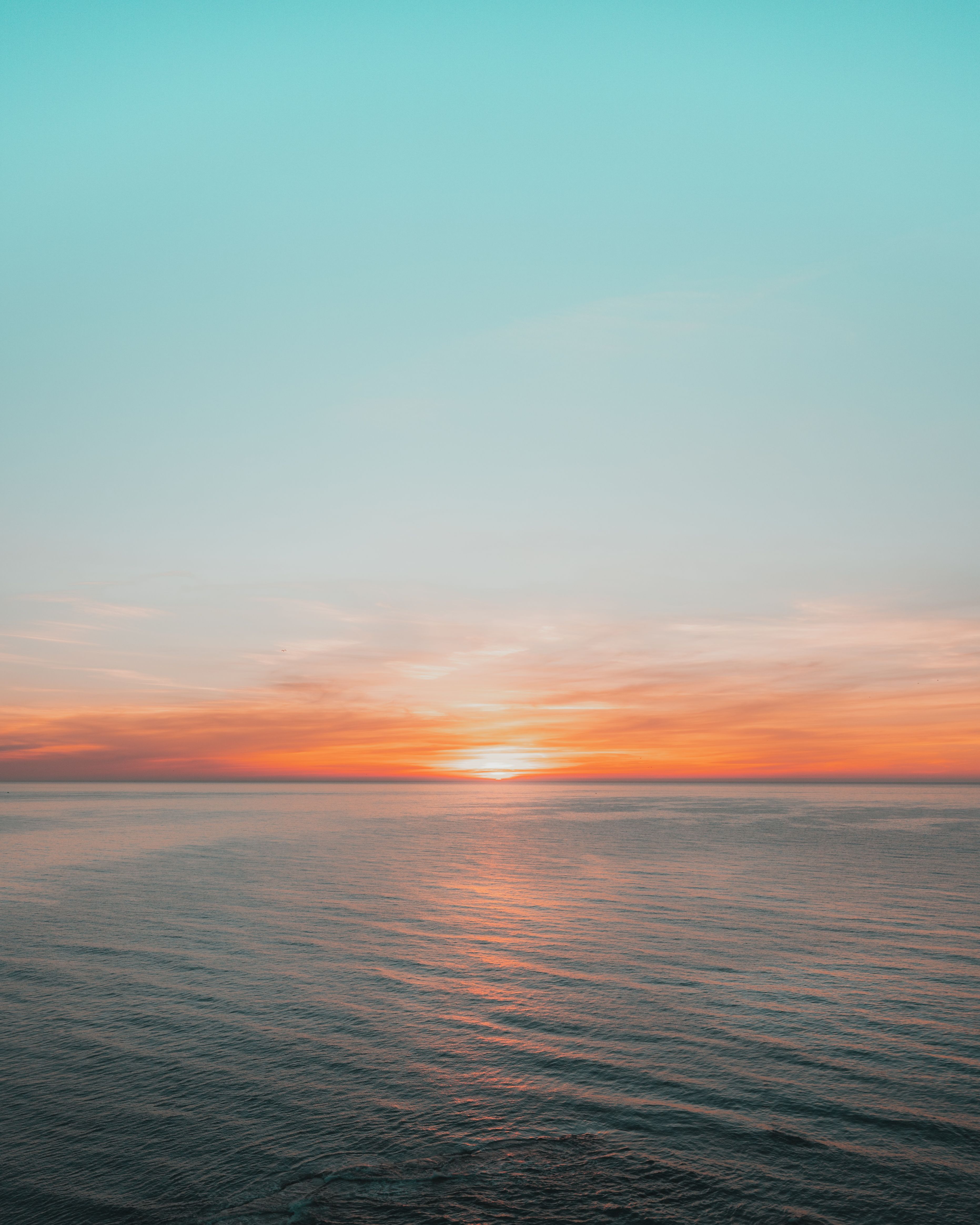 View of a Sea During Sunset · Free Stock Photo