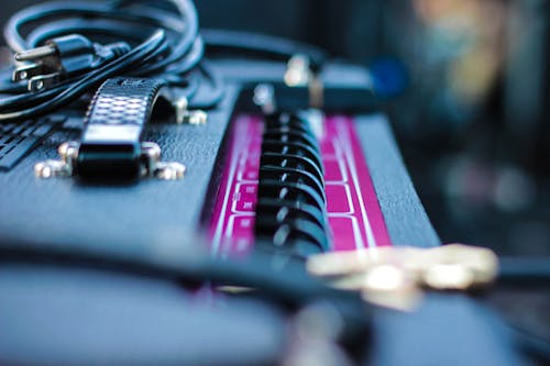 Free Selective Focus Photography of Amplifier Stock Photo