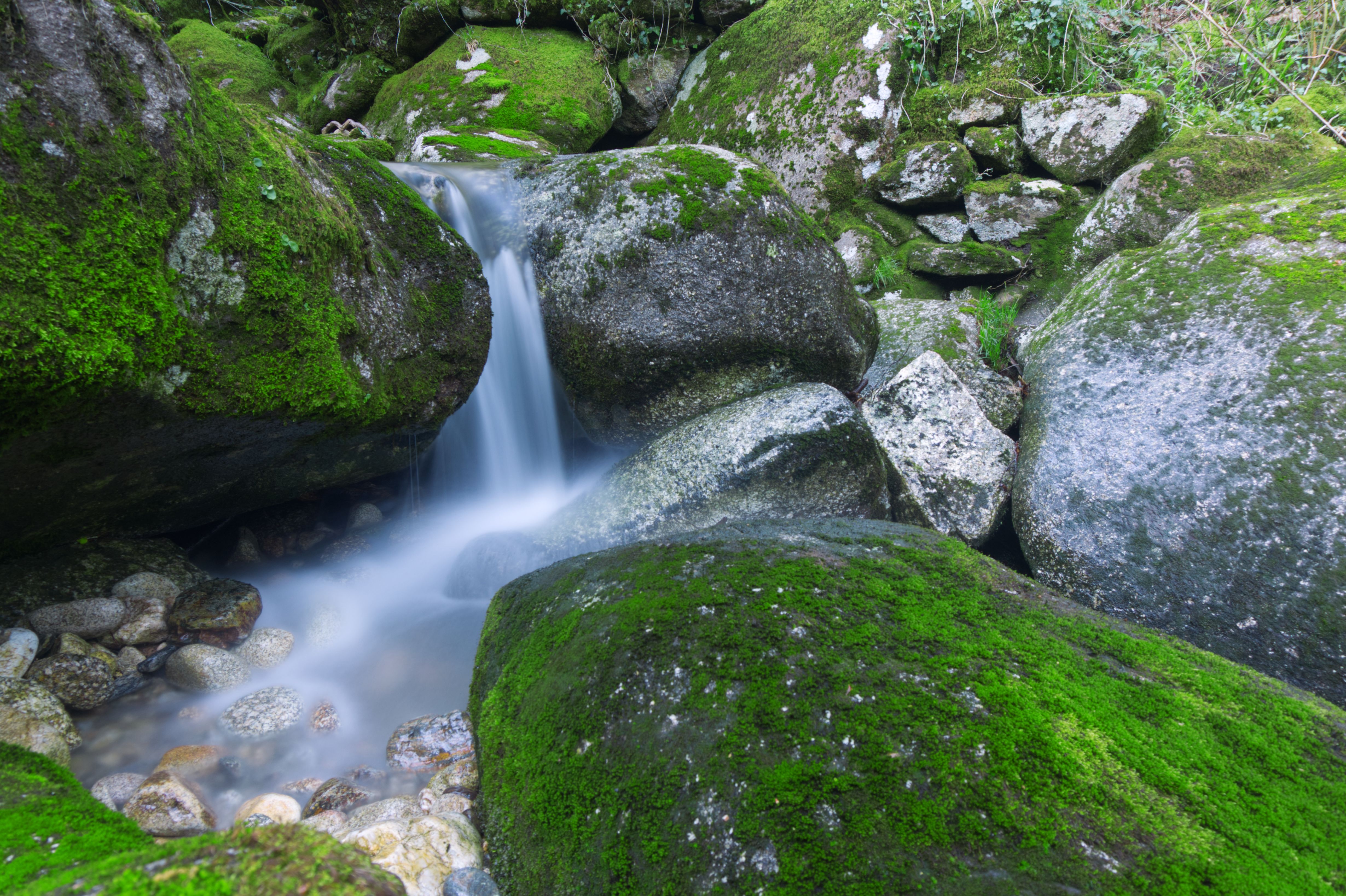 Beauty Waterfall on Rocks · Free Stock Photo