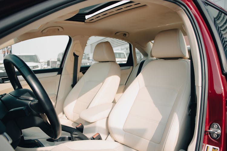 Photograph Of A Car Interior