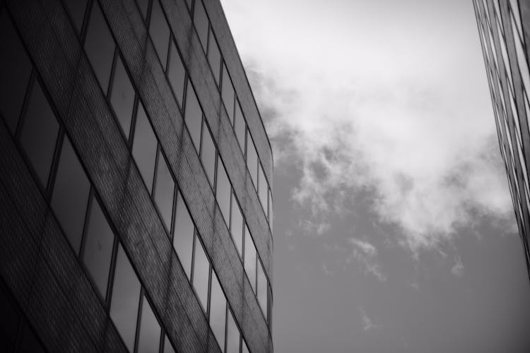 Monochrome Photo Of A Building Exterior