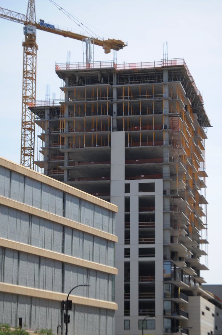 Crane At A Construction Site 