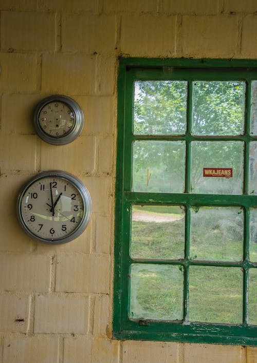 大時計, 時計, 窓の無料の写真素材