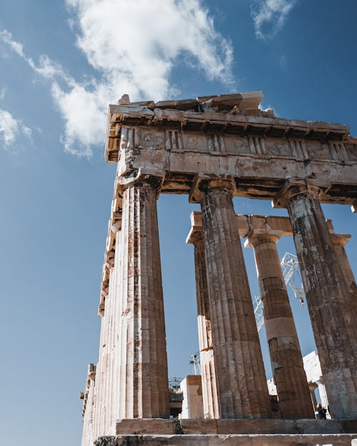 古希臘, 地標, 垂直拍攝 的 免費圖庫相片
