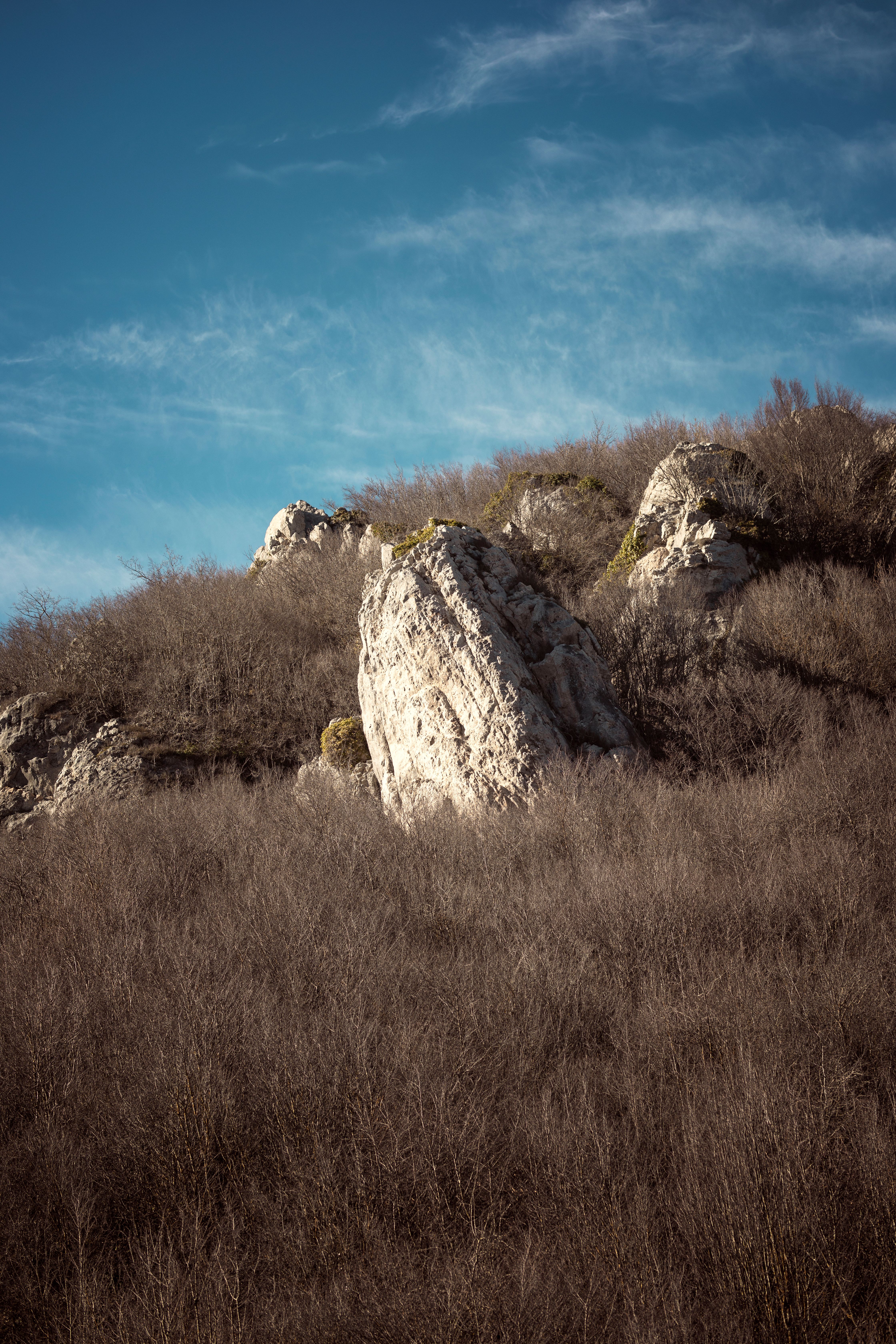 Big Rocks on Mountainside · Free Stock Photo