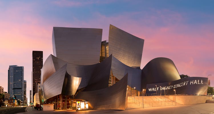 The Walt Disney Concert Hall In Los Angeles