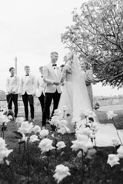 Kostenloses Stock Foto zu bräutigam, brücke, feier