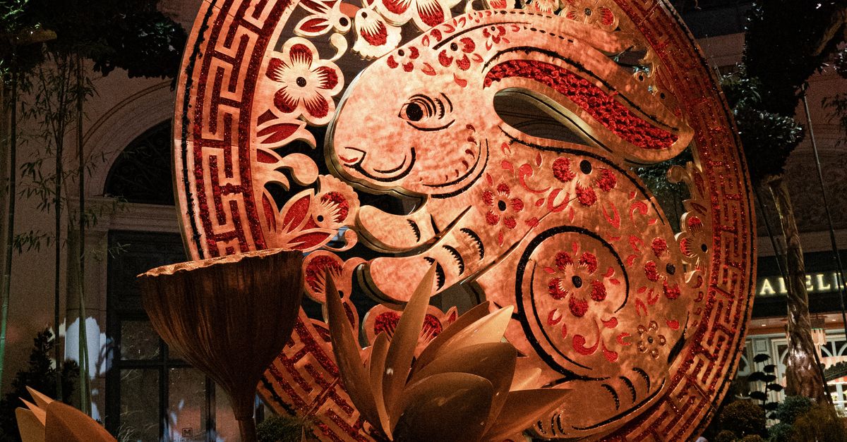 Decorated Shield with Rabbit Pattern · Free Stock Photo